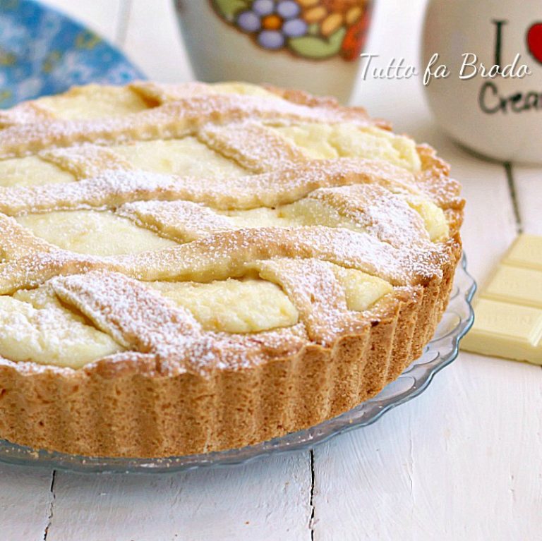 Crostata Al Cioccolato Bianco E Ricotta Tutto Fa Brodo In Cucina