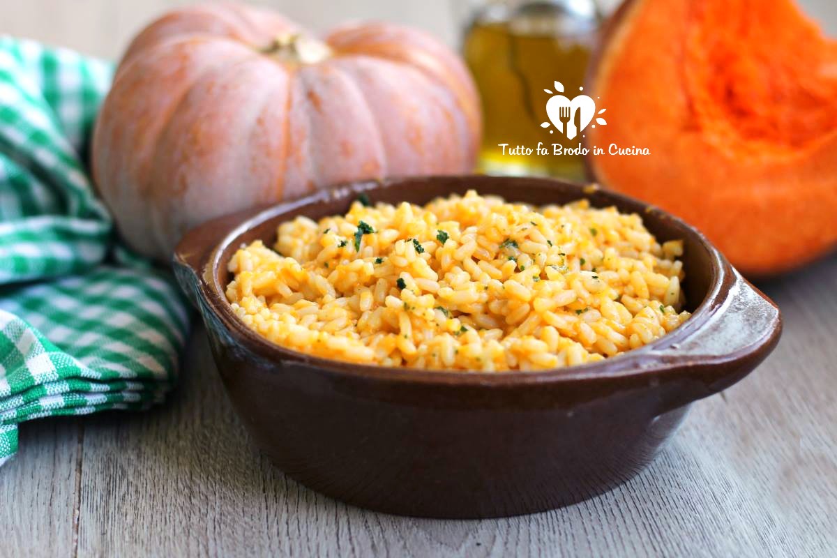 RISOTTO ALLA ZUCCA CREMOSO Ricetta Classica Tutto Fa Brodo In Cucina