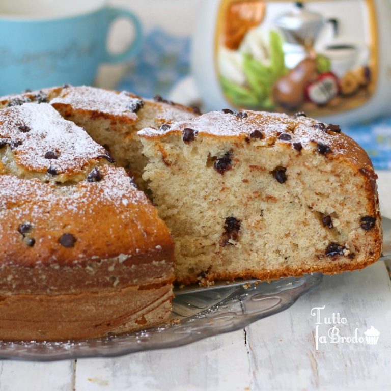 Torta Alla Banana E Cioccolato Con Farina Manitoba Sofficissima