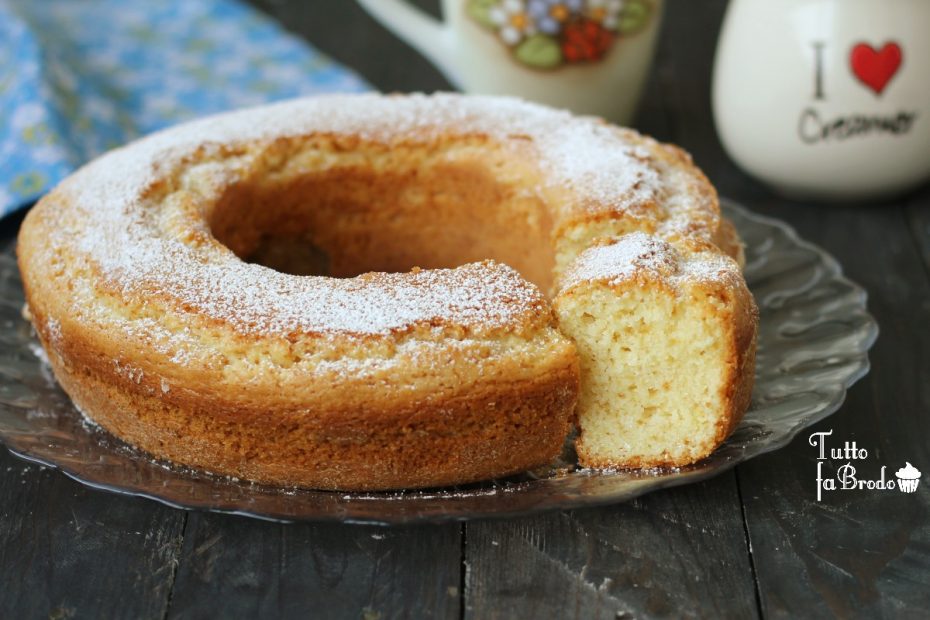 Ciambella Allo Yogurt Senza Uova Tutto Fa Brodo In Cucina