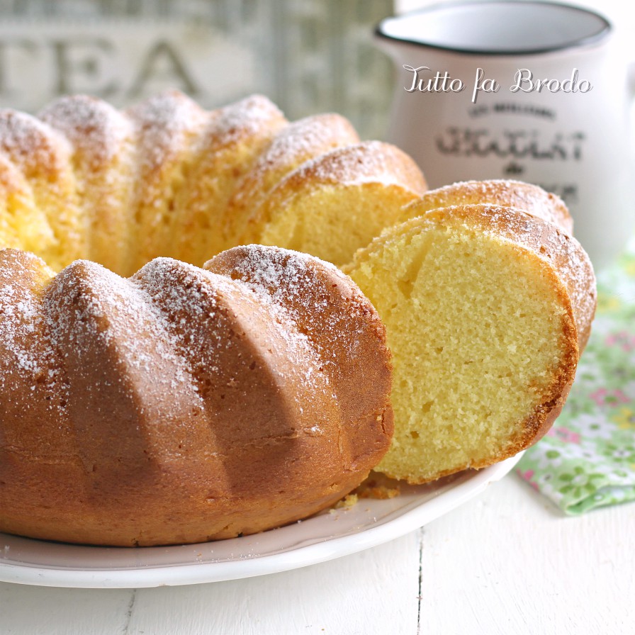 Ciambella Allo Yogurt E Zafferano Morbidissima Tutto Fa Brodo In Cucina