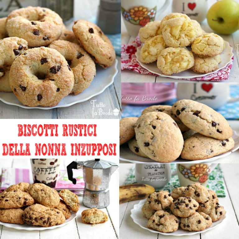 Biscotti Rustici Della Nonna Inzupposi Ricette Facili Tutto Fa