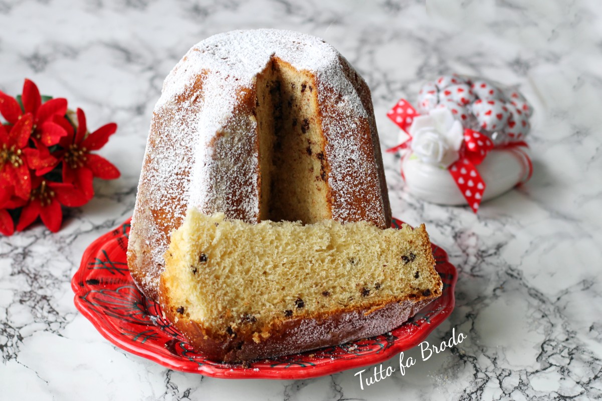 PANDORO CLASSICO Con Gocce Di Cioccolato Anche Bimby Tutto Fa Brodo