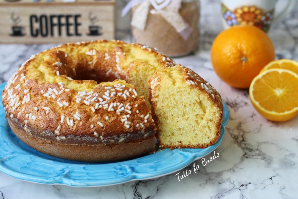 Ricetta Pan D Arancio Ciambella Senza Lattosio Tutto Fa Brodo In Cucina