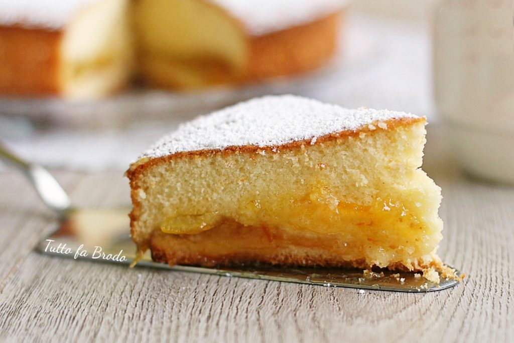 TORTA VERSATA ALL ARANCIA CON FARINA DI RISO Alla Marmellata Tutto Fa