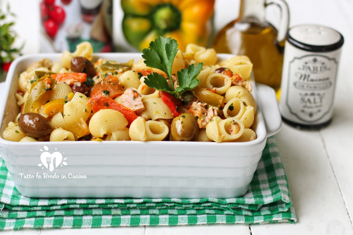 Pasta Ai Peperoni E Tonno Primo Piatto Facile Tutto Fa Brodo In Cucina