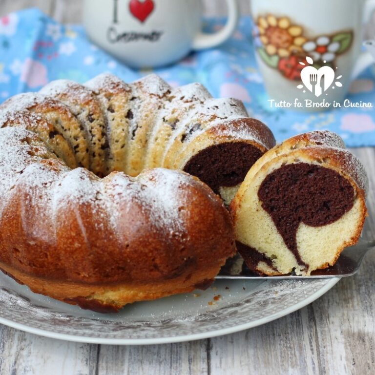 Ciambella Allo Yogurt E Cacao Bicolore Morbida L Ideale Per La Prima