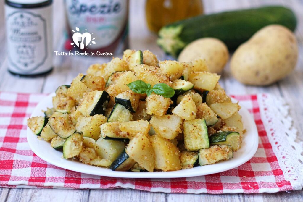 Patate E Zucchine In Padella Sabbiose Tutto Fa Brodo In Cucina