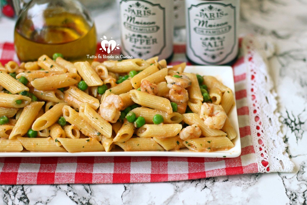 PASTA AI GAMBERETTI E PISELLI Primo Piatto Facile E Gustoso Tutto Fa