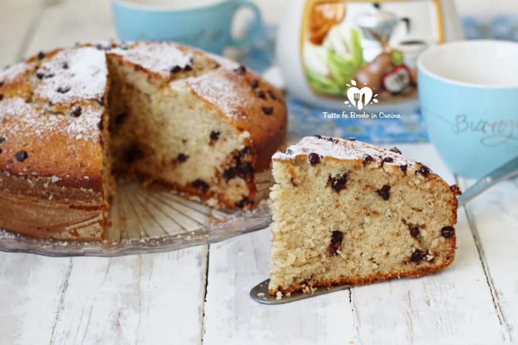 Torta Alle Banane E Cioccolato Con E Senza Bimby Tutto Fa Brodo In Cucina