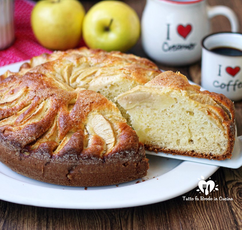 TORTA MELE E YOGURT Morbida Tutto Fa Brodo In Cucina