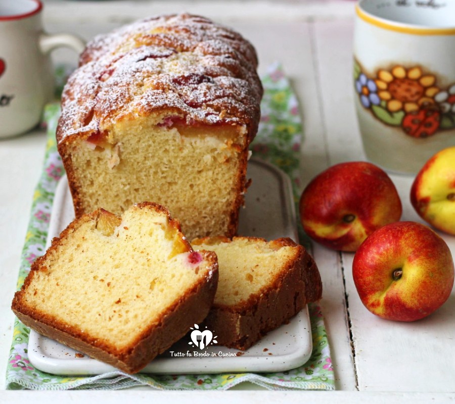 PLUMCAKE ALLE PESCHE E YOGURT BIMBY Tutto Fa Brodo In Cucina