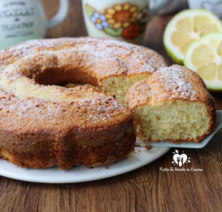 CIAMBELLA AL LIMONE MORBIDONA Senza Burro Anche Bimby Tutto Fa