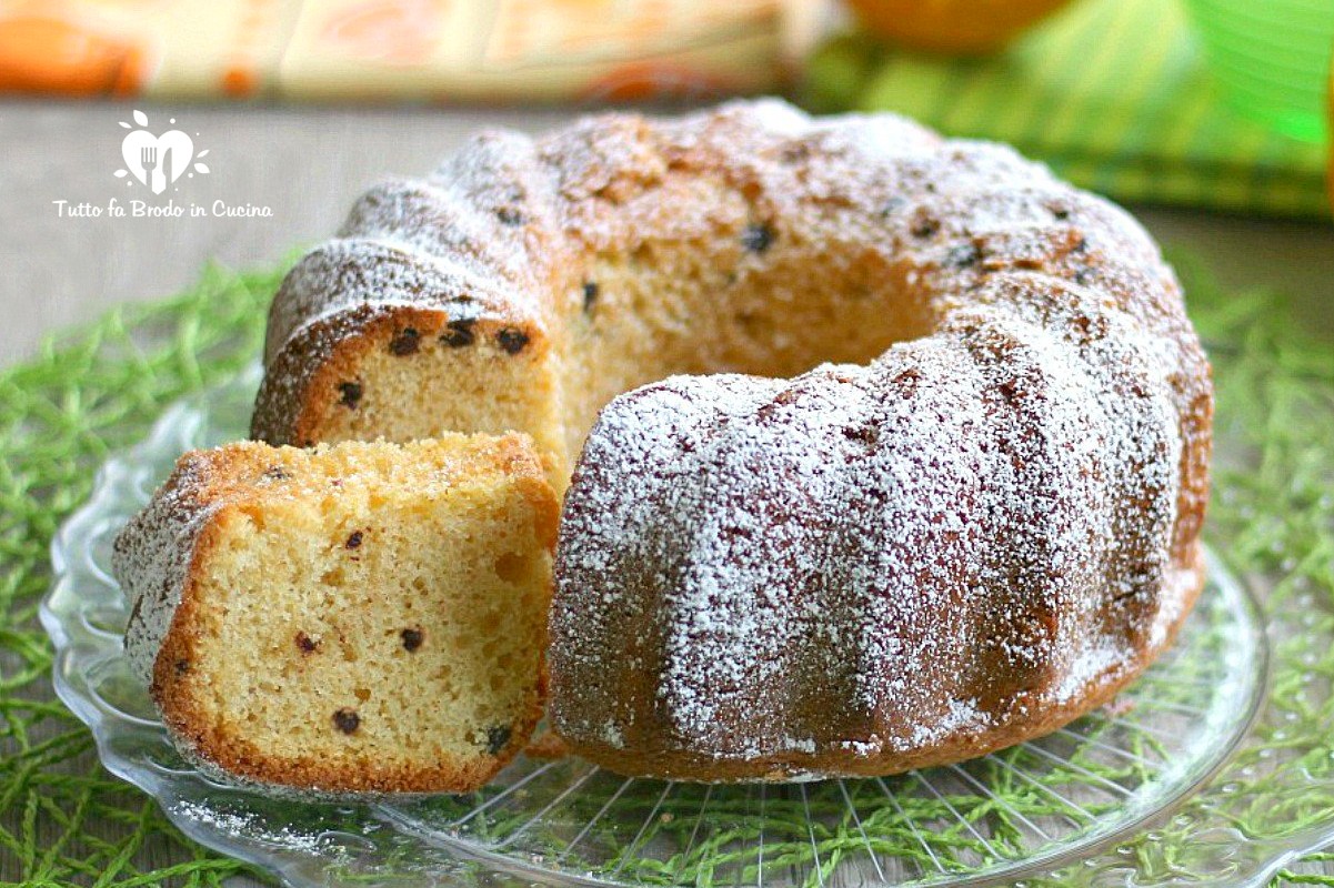 Ciambellone All Arancia E Cioccolato Soffice Tutto Fa Brodo In Cucina