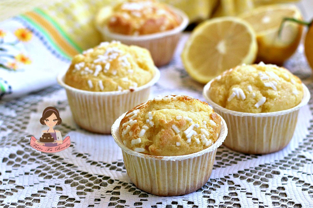 MUFFIN AL LIMONE SOFFICISSIMI anche Bimby - Tutto fa Brodo in Cucina