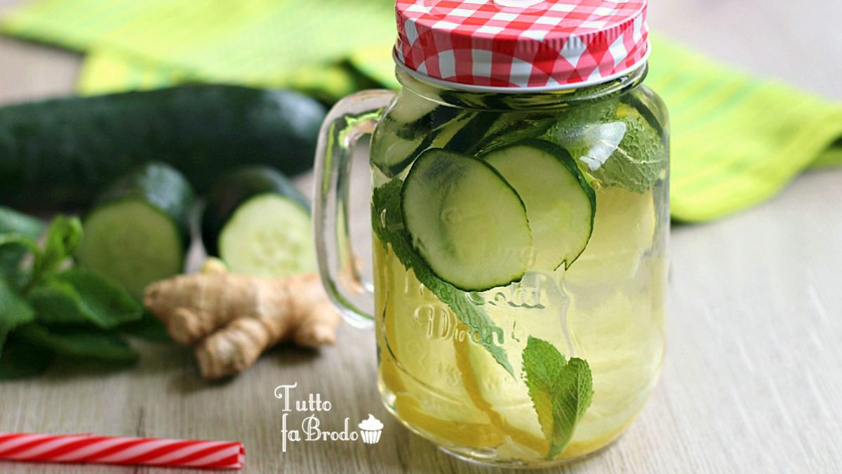 Acqua Detox Zenzero Limone E Cetriolo Tutto Fa Brodo In Cucina