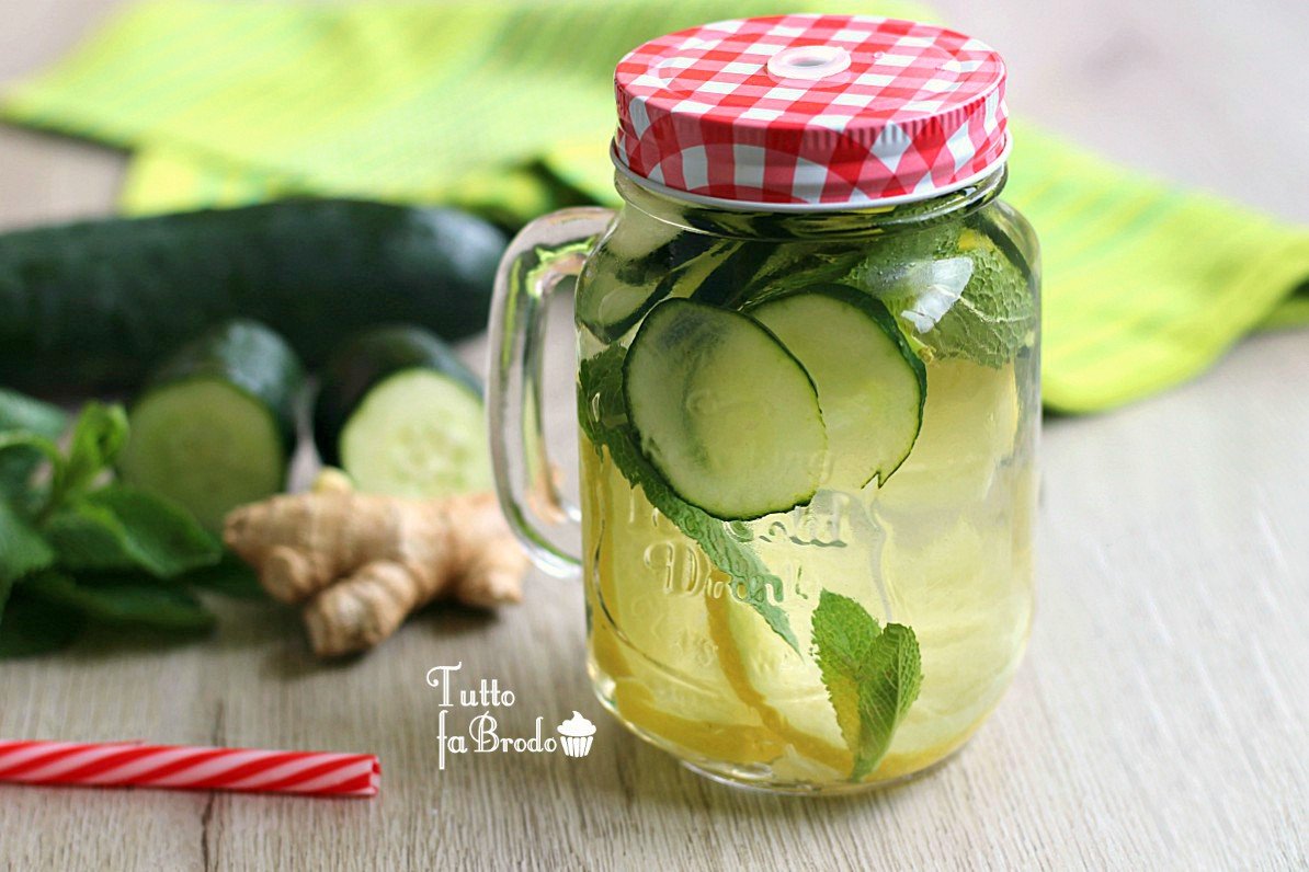 Acqua Detox Zenzero Limone E Cetriolo Tutto Fa Brodo In Cucina