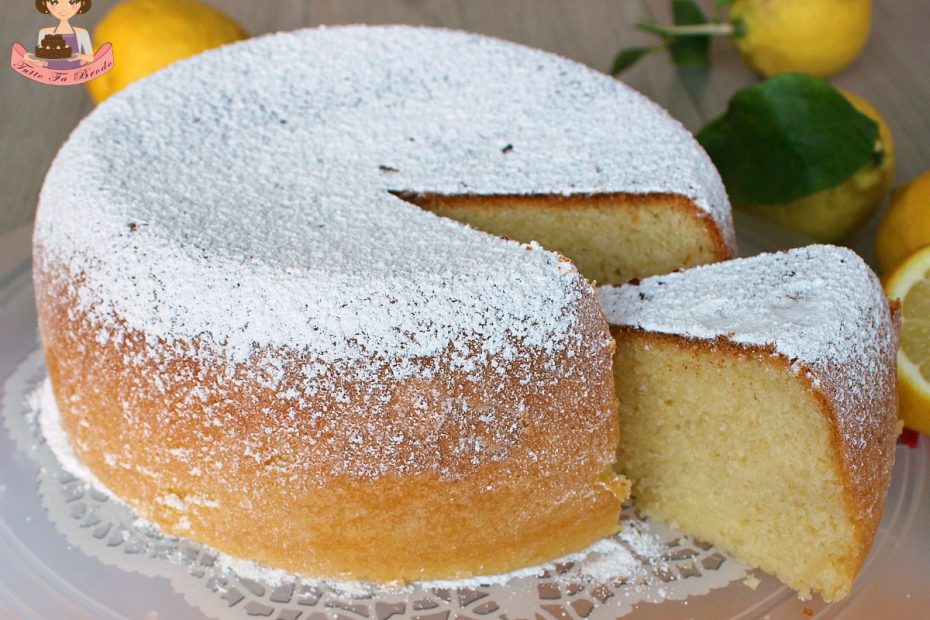 Torta Al Limone Alta E Soffice Tutto Fa Brodo In Cucina