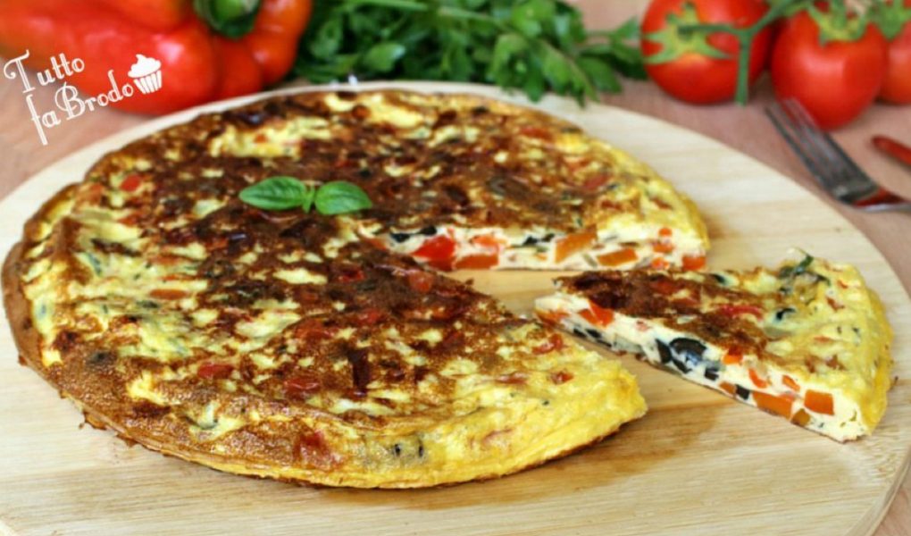 FRITTATA ALLE VERDURE RICETTA MEDITERRANEA - Tutto Fa Brodo In Cucina