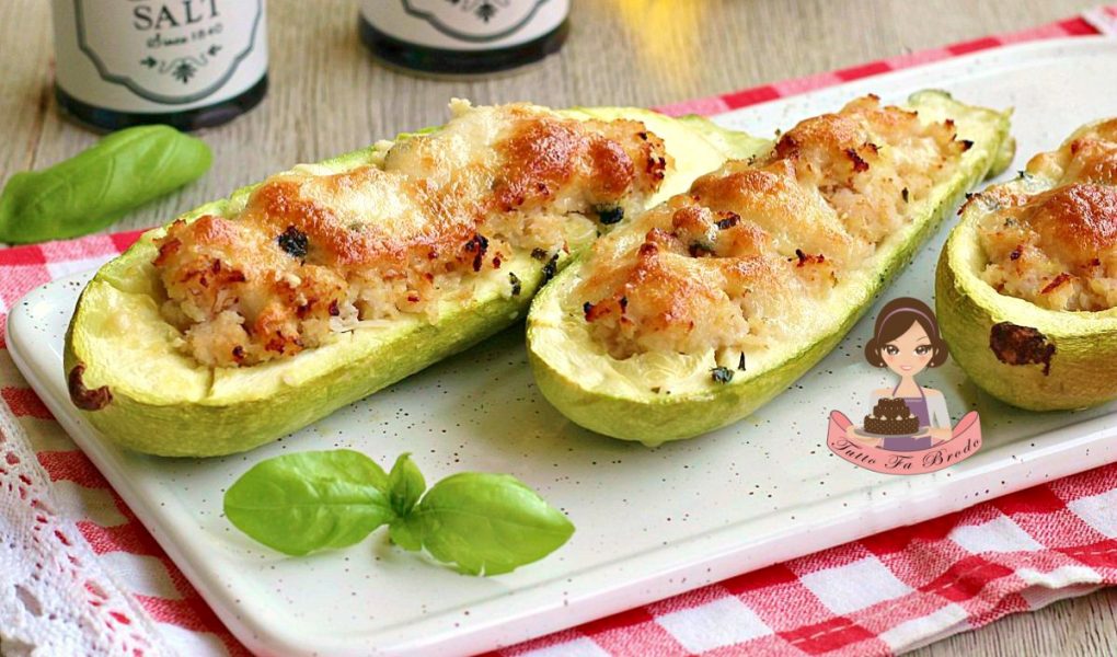 ZUCCHINE RIPIENE PROSCIUTTO E MOZZARELLA LIGHT Tutto fa Brodo in Cucina