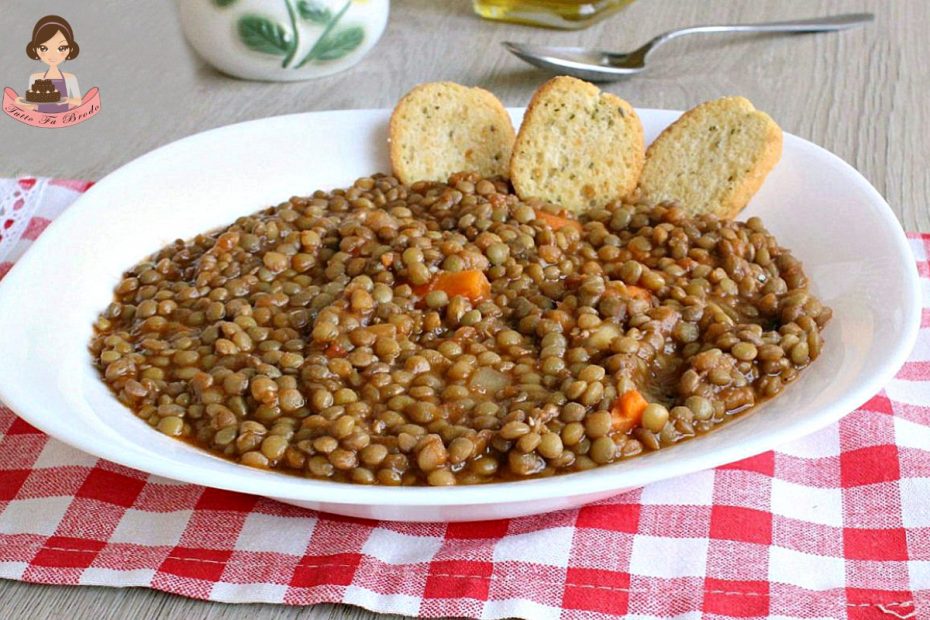 ZUPPA DI LENTICCHIE SECCHE RICETTA FACILE Tutto fa Brodo in Cucina