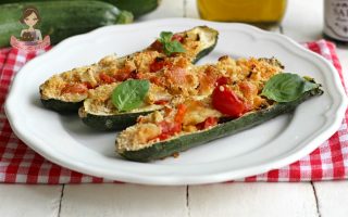 ZUCCHINE RIPIENE VEGETARIANE