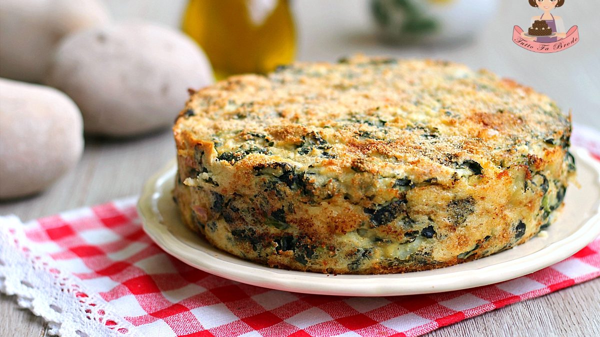 Sformato Di Patate E Spinaci Rustico Vegetariano Tutto Fa Brodo In Cucina