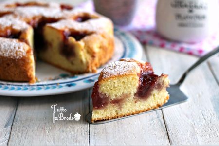 TORTA CROSTATA MORBIDA ALLA MARMELLATA