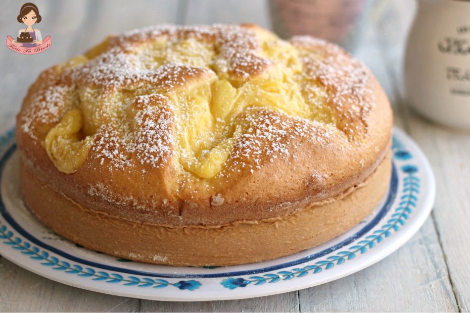 TORTA NUA ALLA CREMA PASTICCERA | Tutto fa Brodo in Cucina