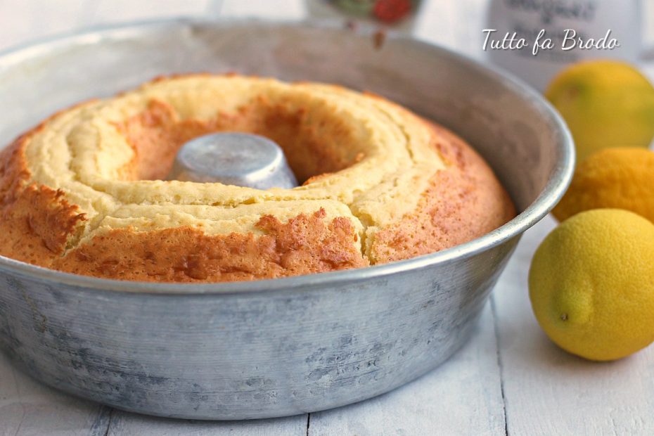 Ciambellone Al Limone Morbido Senza Burro Anche Bimby Tutto Fa Brodo In Cucina