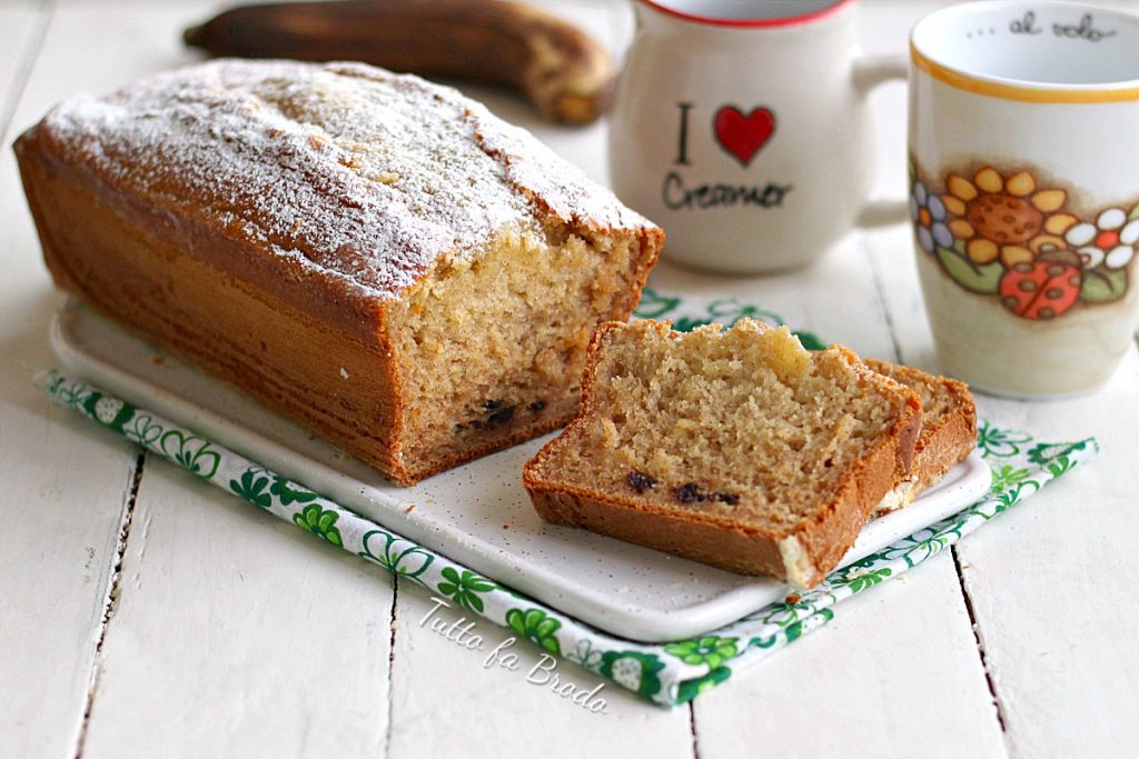 PLUMCAKE ALLA BANANA E YOGURT - Tutto fa Brodo in Cucina