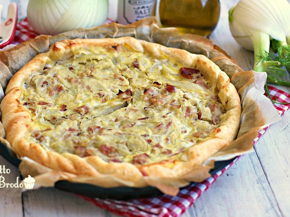 Torta Salata Ai Finocchi E Speck Anche Bimby Tutto Fa Brodo In Cucina