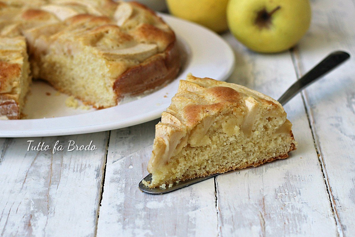 TORTA DI MELE E YOGURT