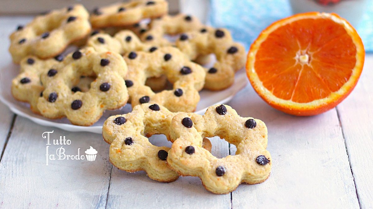 Biscotti All Arancia E Cioccolato Senza Uova Vegan Tutto Fa Brodo In Cucina