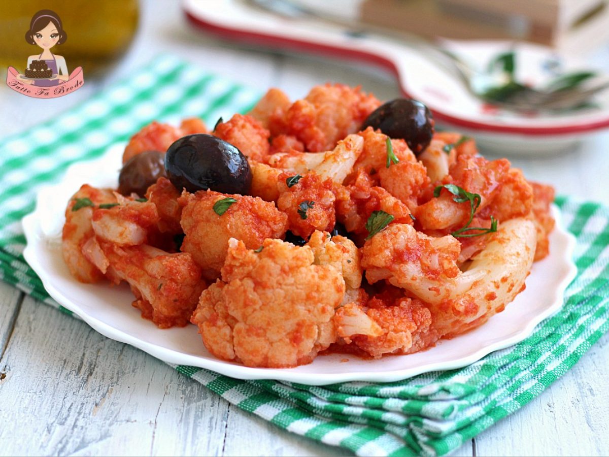 Cavolfiore In Padella Al Pomodoro Ricetta Sarda Tutto Fa Brodo In Cucina