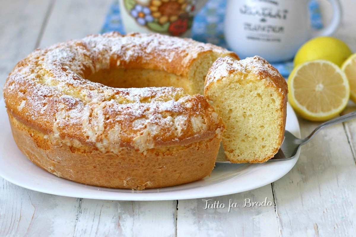 CIAMBELLONE AL LIMONE SOFFICE Anche Bimby - Tutto Fa Brodo In Cucina