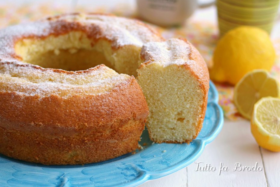 Ciambella Al Limone Con Il Bimby Morbida Tutto Fa Brodo In Cucina