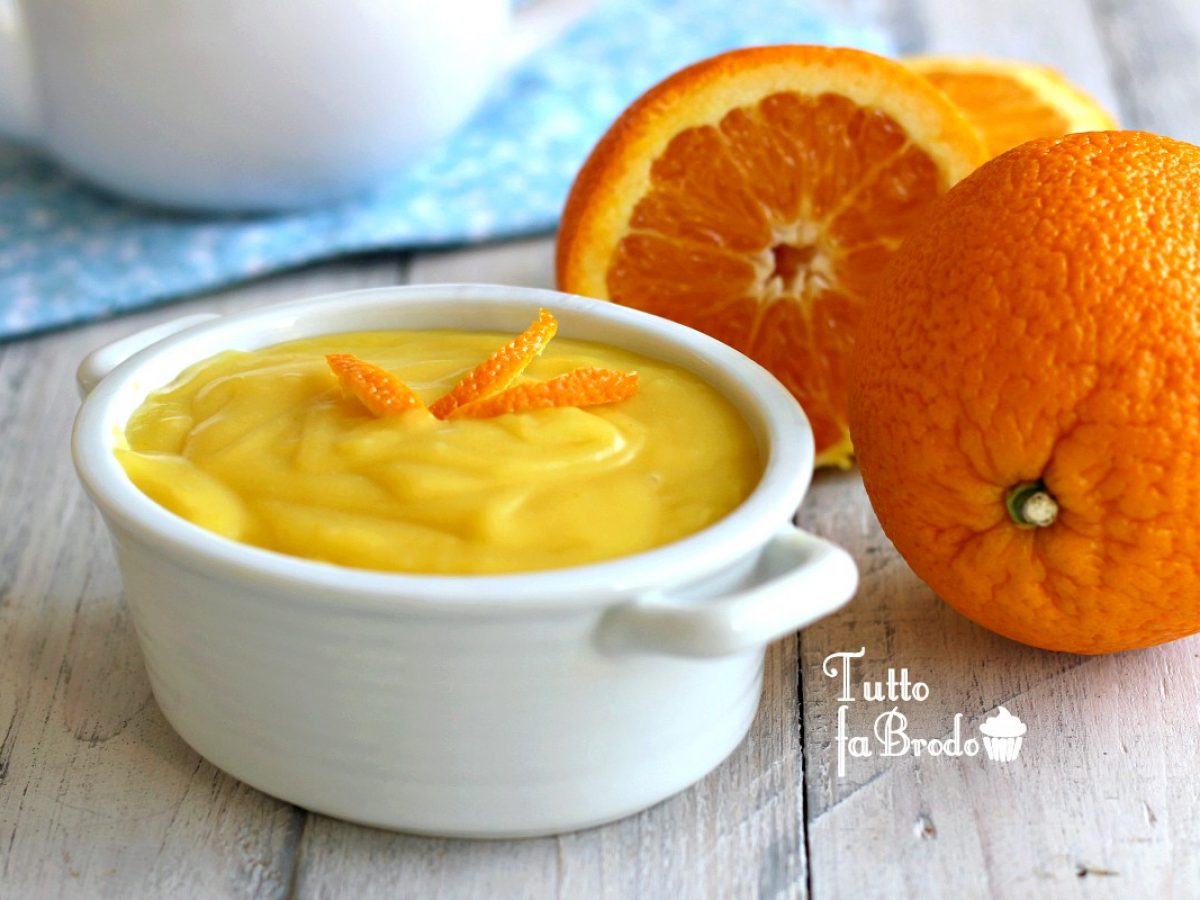 Crema All Arancia Con Latte Di Mandorla Tutto Fa Brodo In Cucina