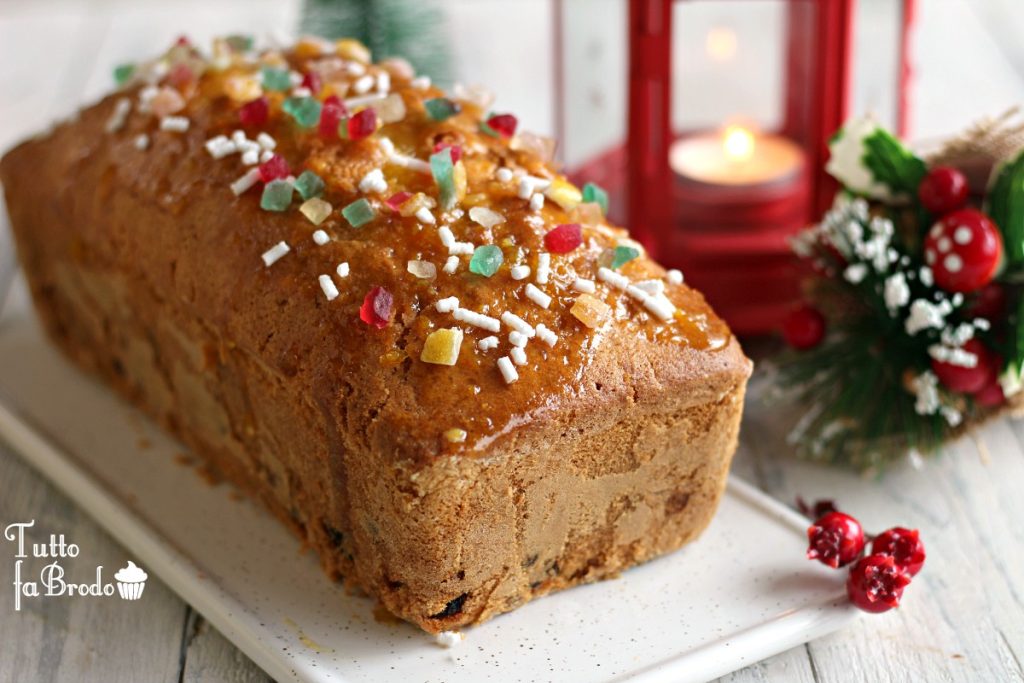 Plumcake Panfrutto Di Natale Con Canditi E Uvetta Tutto Fa Brodo In Cucina