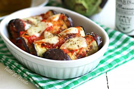 INVOLTINI DI MELANZANE ALLA PIZZAIOLA