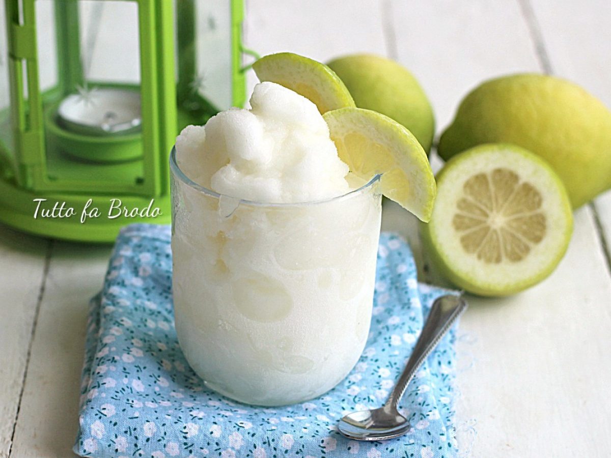 Granita E Sorbetto Al Limone Anche Bimby Tutto Fa Brodo In Cucina