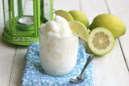 GRANITA E SORBETTO AL LIMONE