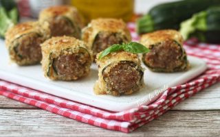 INVOLTINI DI ZUCCHINE AL FORNO