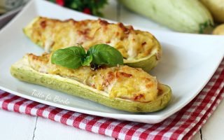 zucchine ripiene di patate