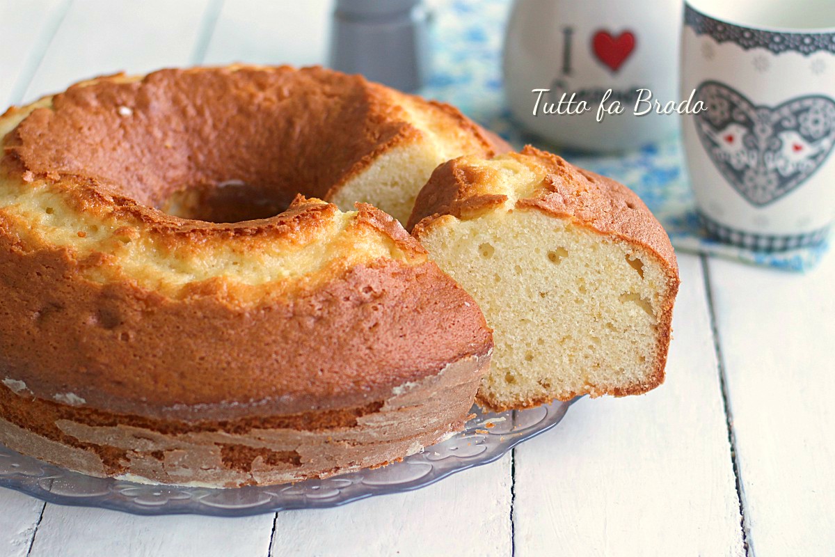 Ciambella Allo Yogurt Alta E Soffice Tutto Fa Brodo In Cucina