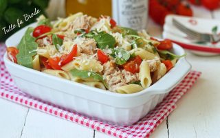 PASTA FREDDA AL TONNO POMODORO E RUCOLA