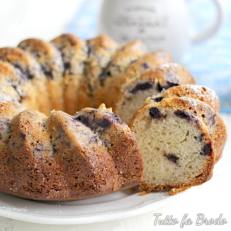 Ciambella Allo Yogurt E Mirtilli Morbidissima E Senza Burro Tutto Fa