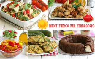 MENU' FRESCO PER FERRAGOSTO