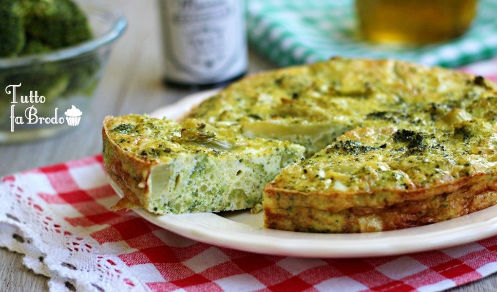 FRITTATA DI BROCCOLI AL FORNO con pesto Tutto fa Brodo in Cucina