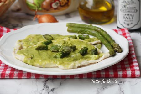 SCALOPPINE DI POLLO AGLI ASPARAGI